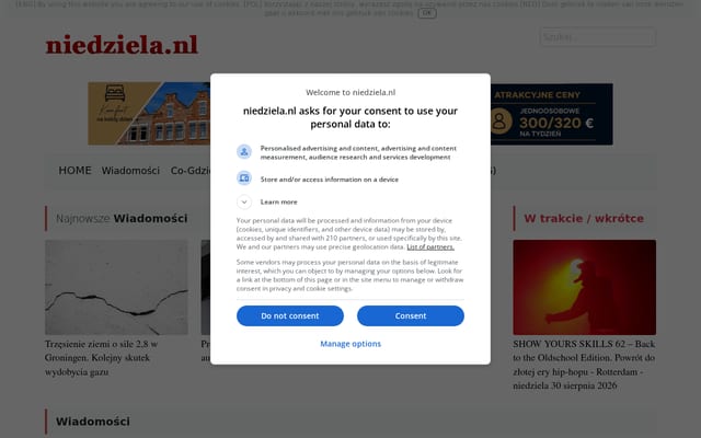 Screenshot of niedziela.nl