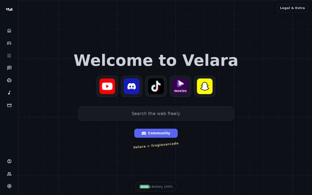 Screenshot of velara.cc