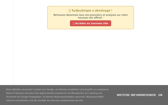 Screenshot of turfjeusimple.blogspot.com