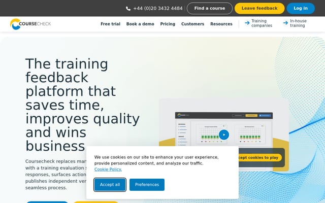 Screenshot of coursecheck.com
