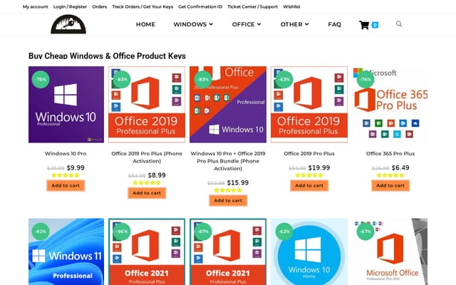 Screenshot of keysincaves.com