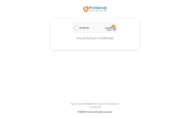 Screenshot of printerval.com