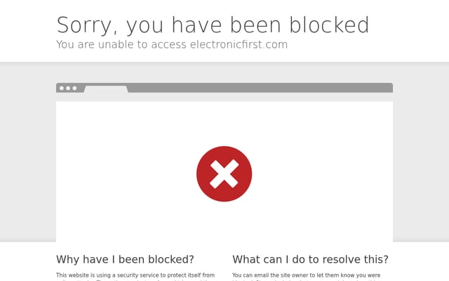 Screenshot of electronicfirst.com