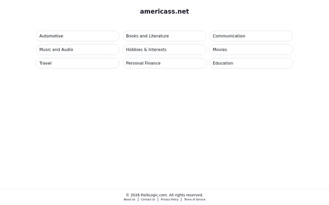 Screenshot of americass.net