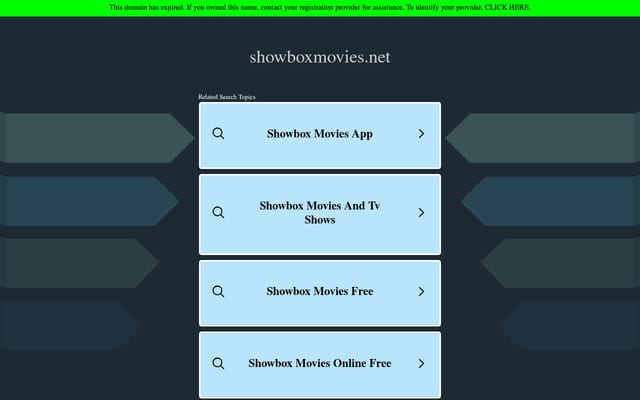 Screenshot of showboxmovies.net