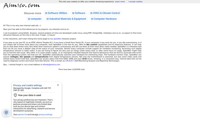 Screenshot of almico.com