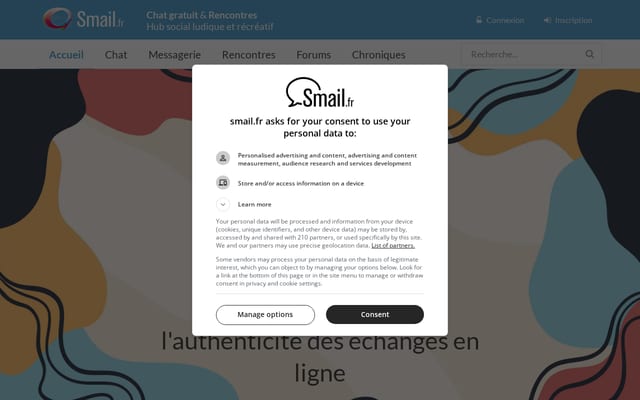 Screenshot of smail.fr