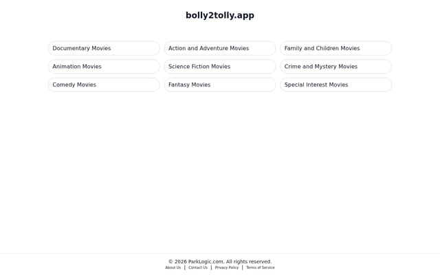 Screenshot of bolly2tolly.app