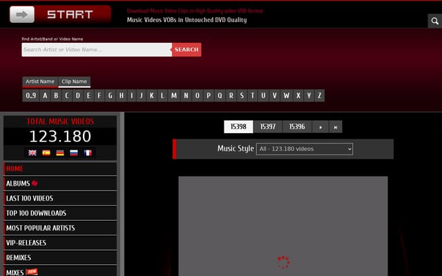 Screenshot of vip-files.net
