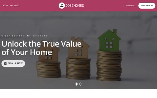 Screenshot of dobihomes.com