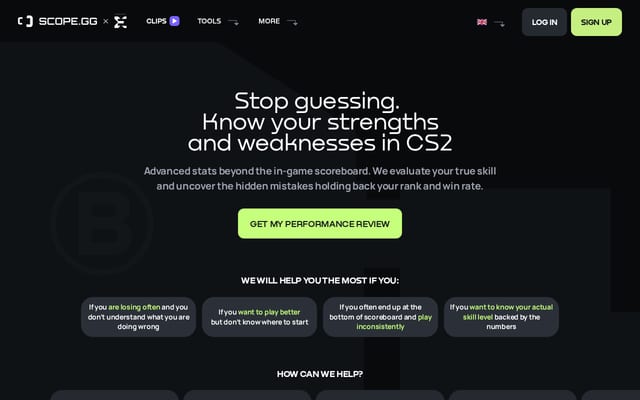 Screenshot of scope.gg