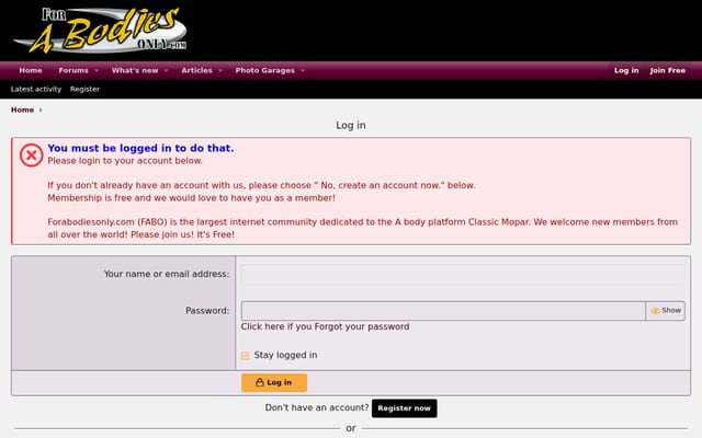 Screenshot of forabodiesonly.com