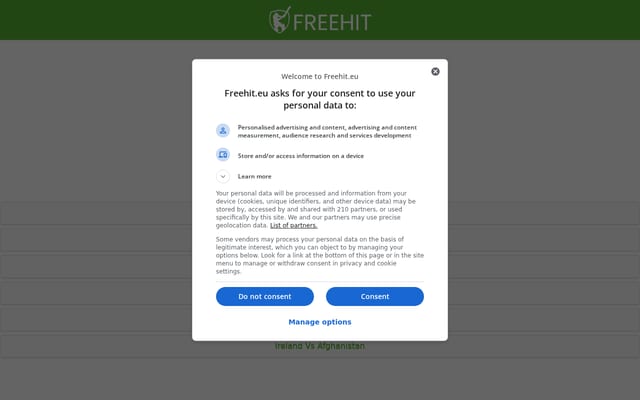 Screenshot of freehit.eu