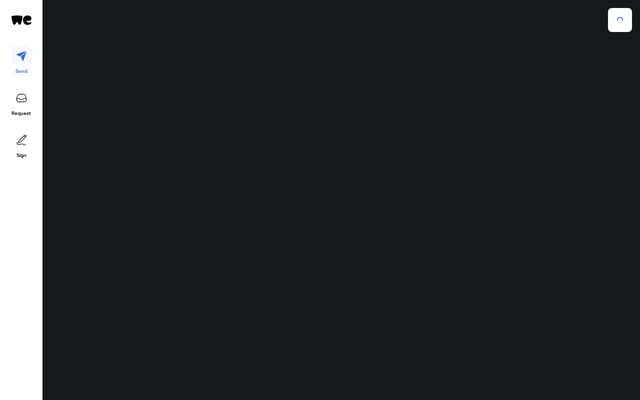 Screenshot of we.tl