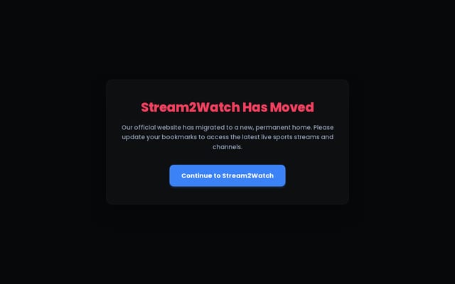Screenshot of stream2watch.cc
