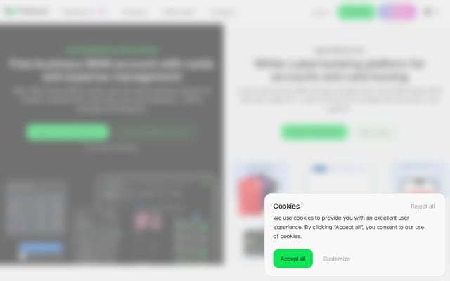 Screenshot of wallester.com