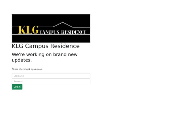 Screenshot of klgresidence.com