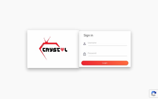 Screenshot of crystalpanel.net
