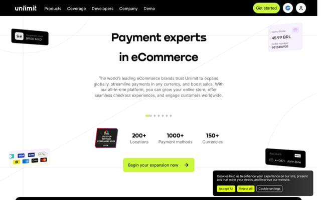 Screenshot of cardpay.com