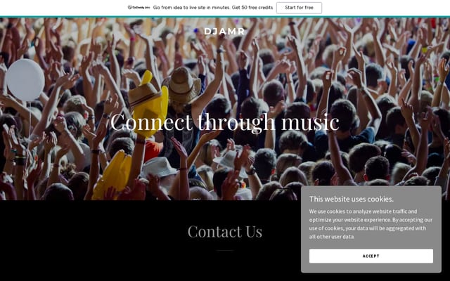 Screenshot of djamr.in