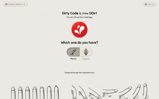 Screenshot of dirtycode.io