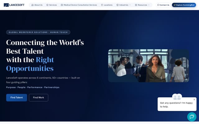 Screenshot of lancesoft.com