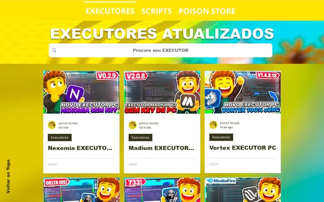 Screenshot of poisonscripts.com