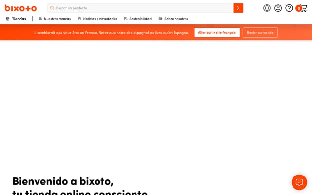 Screenshot of bixoto.com