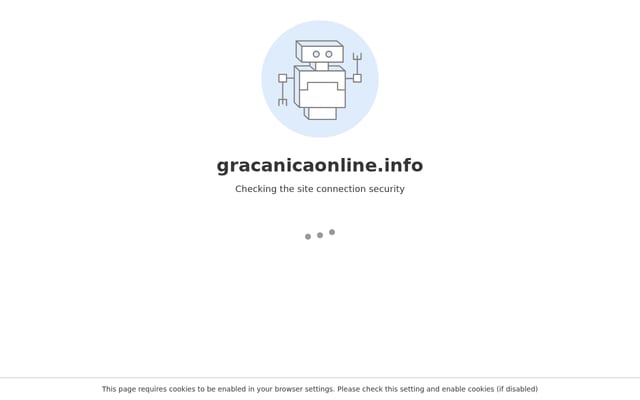 Screenshot of gracanicaonline.info