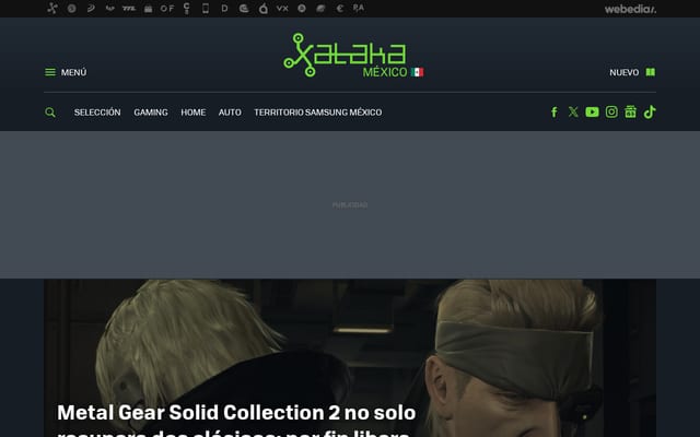 Screenshot of xataka.com.mx
