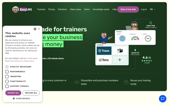 Screenshot of onlineassessmenttool.com