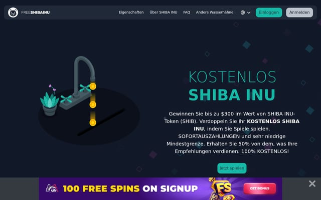 Screenshot of freeshibainu.com