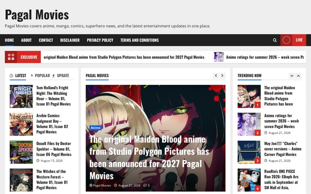 Screenshot of pagalmovies.online
