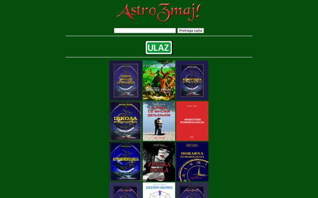 Screenshot of astrozmaj.com