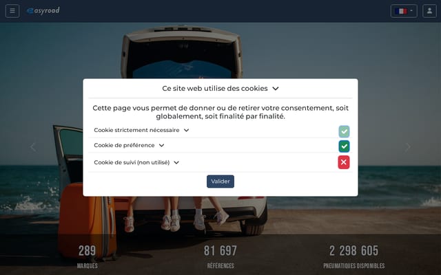 Screenshot of easyroad.com