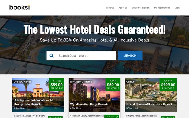 Screenshot of booksi.com