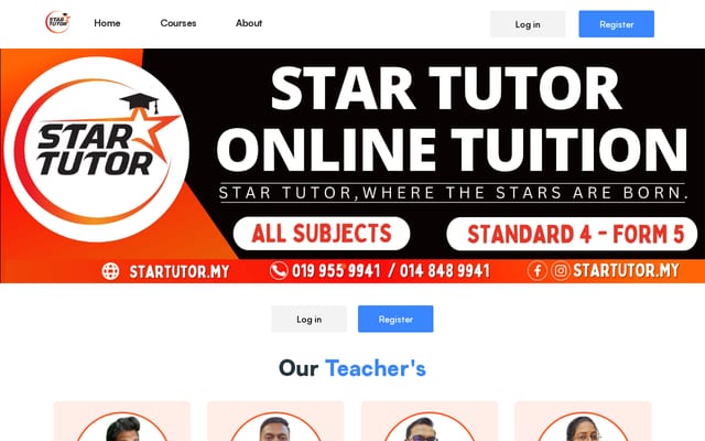 Screenshot of startutor.my