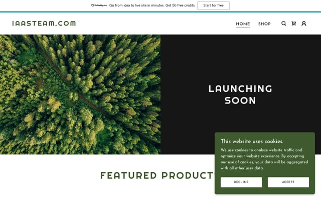 Screenshot of iaasteam.com