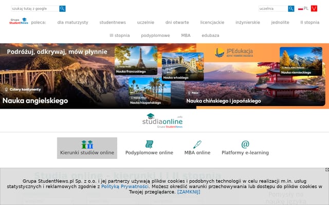 Screenshot of studiaonline.info