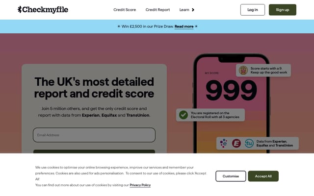 Screenshot of checkmyfile.com