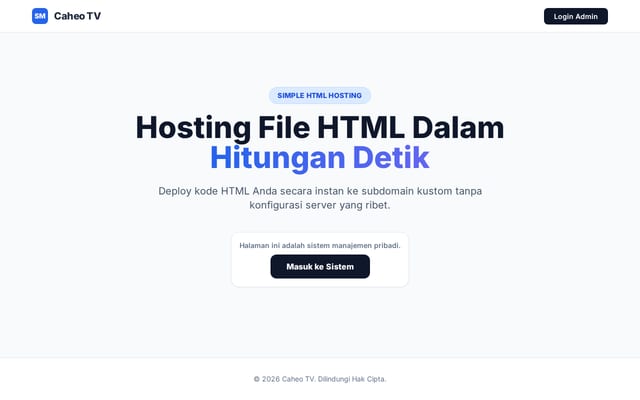 Screenshot of caheotv.one