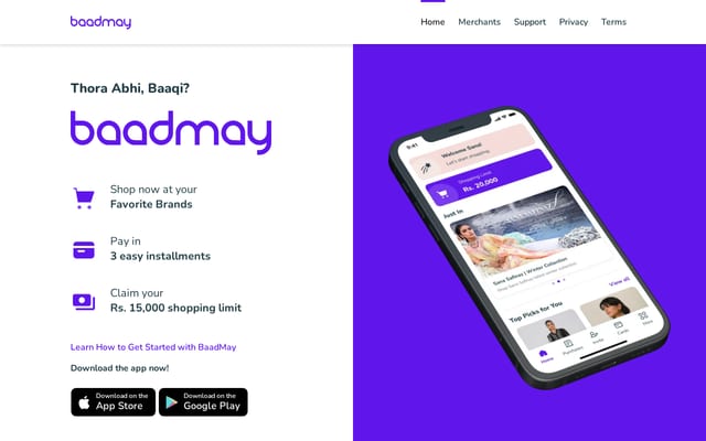 Screenshot of baadmay.com