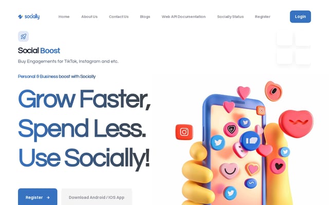 Screenshot of socially.ng