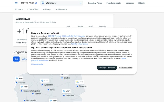 Screenshot of meteoprog.pl
