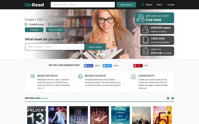 Screenshot of onread.com