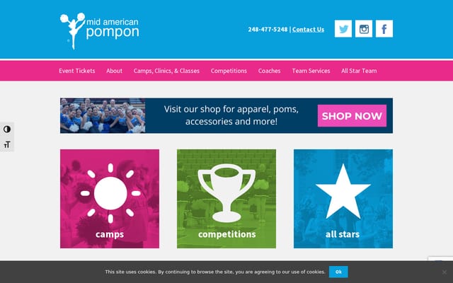 Screenshot of pompon.com