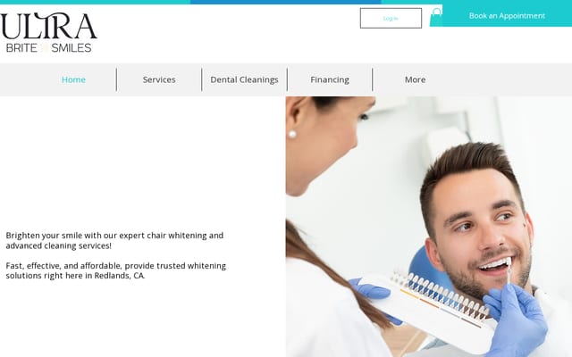 Screenshot of ultra-brite-smiles.com