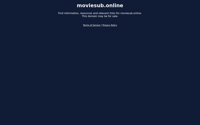 Screenshot of moviesub.online