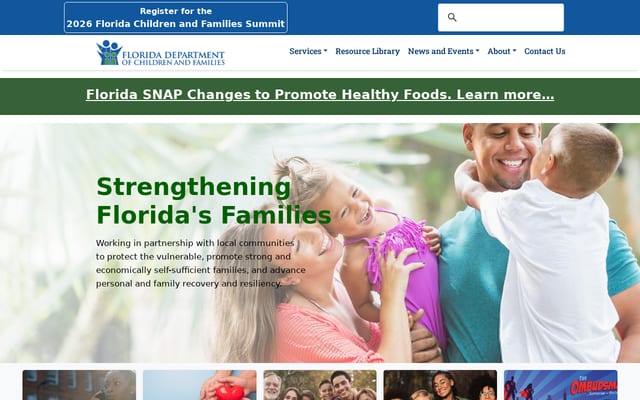 Screenshot of myflfamilies.com