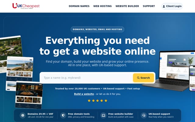 Screenshot of uk-cheapest.co.uk